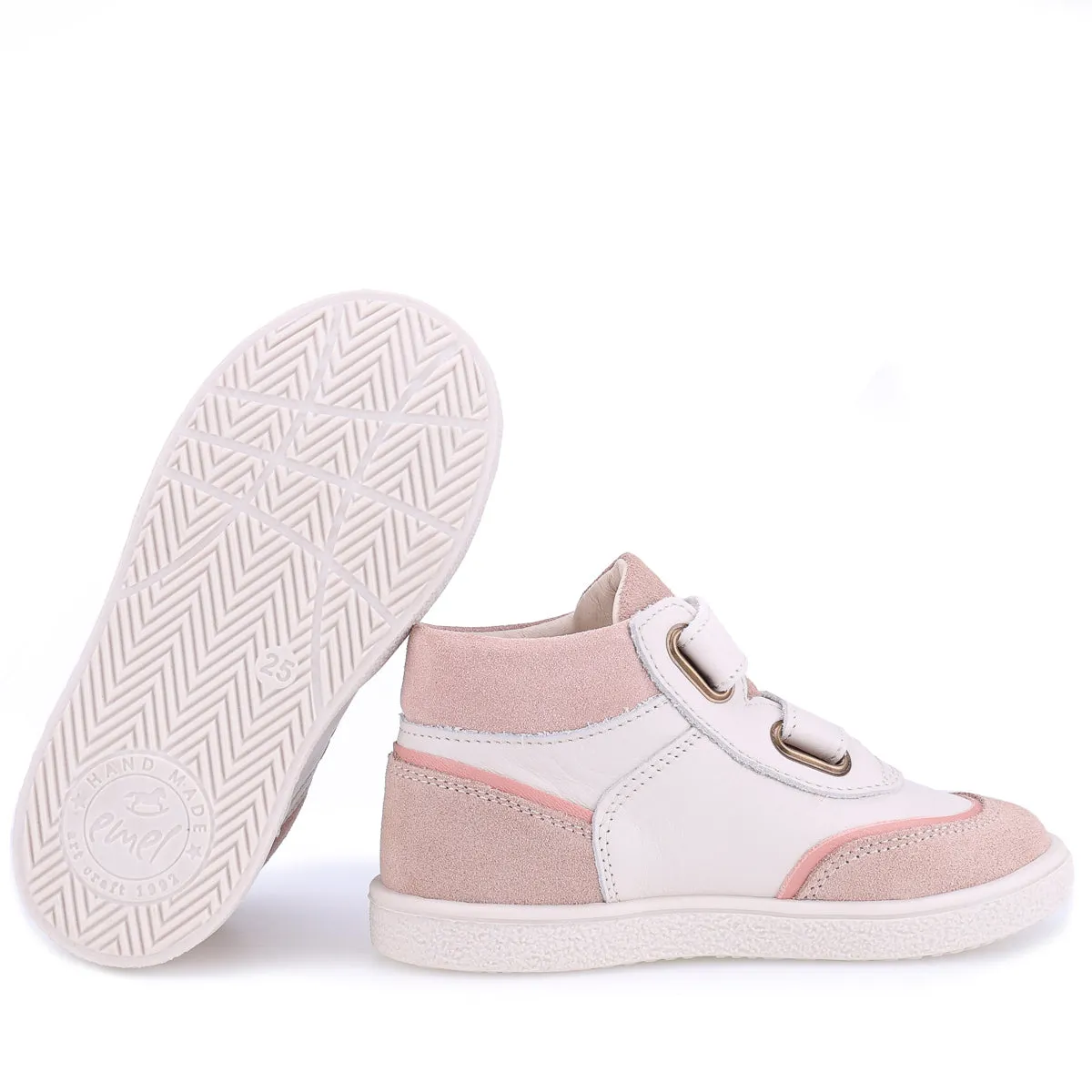 (2754D-1) Emel velcro shoes - pink