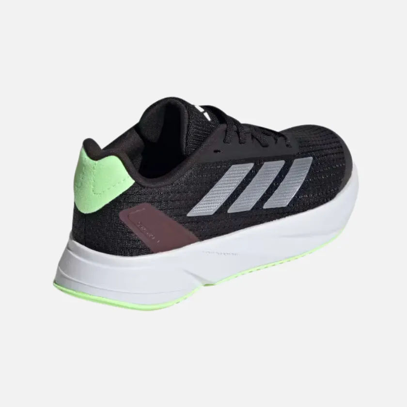 Adidas Duramo SL Kids Unisex Sneakers (Ages 4-7) - Core Black/Zero Metallic/Green Spark - Lightweight Athletic Footwear for Active Children