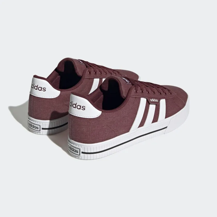 ADIDAS MEN'S DAILY 3.0 BURGENDY SHOES