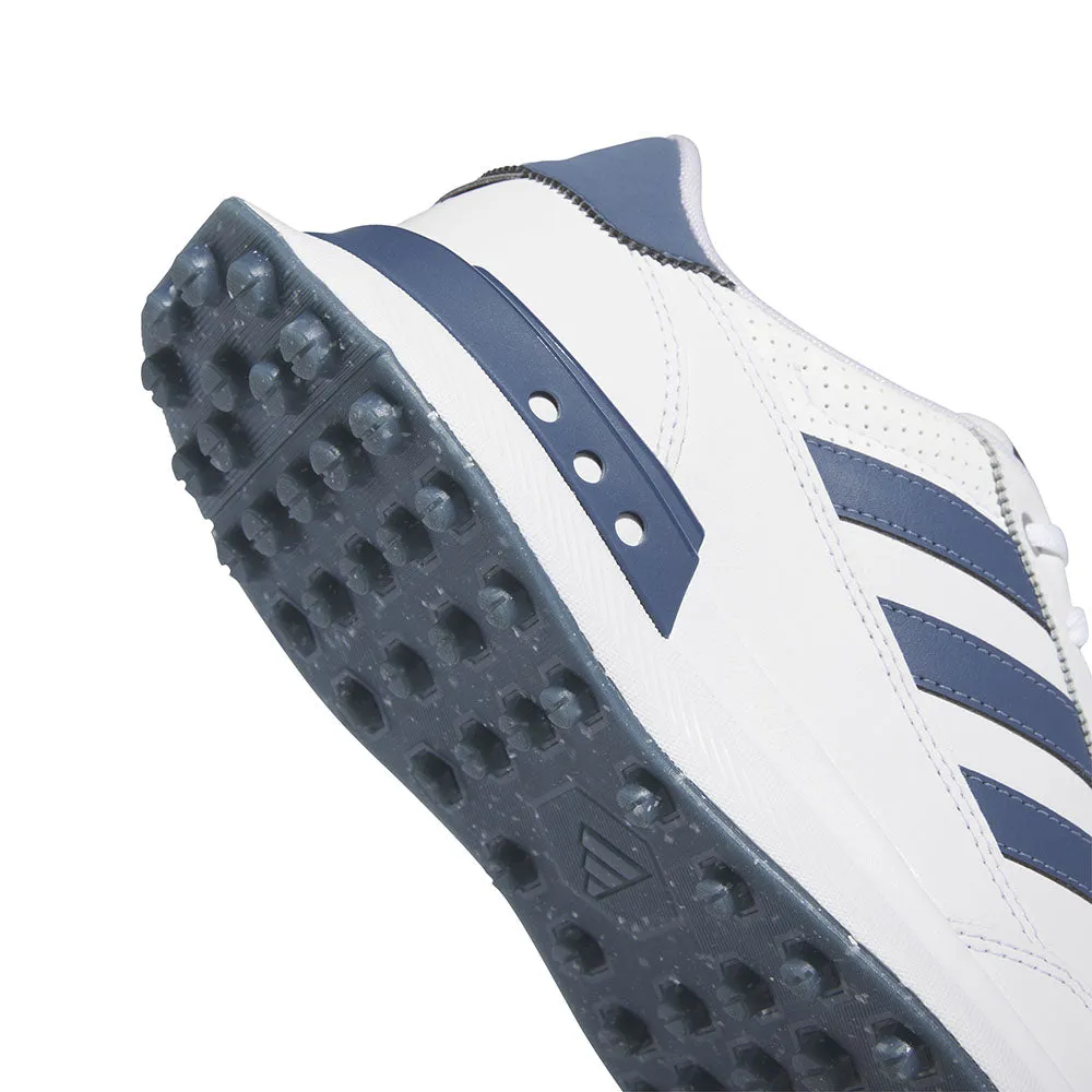 adidas S2G 24 Spikeless Leather Waterproof Shoes - Ftwr White/Collegiate Navy/Silver Met.