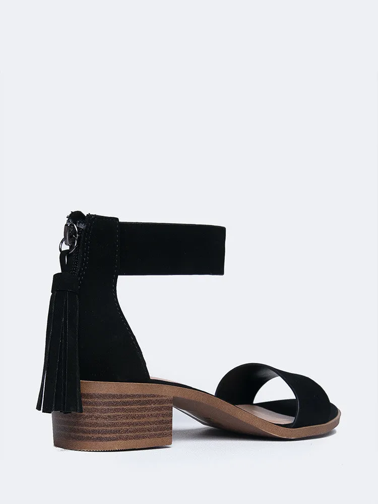 Ankle Strap Block Heel Sandal