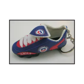 Chile Mini Soccer Shoe Key Chain