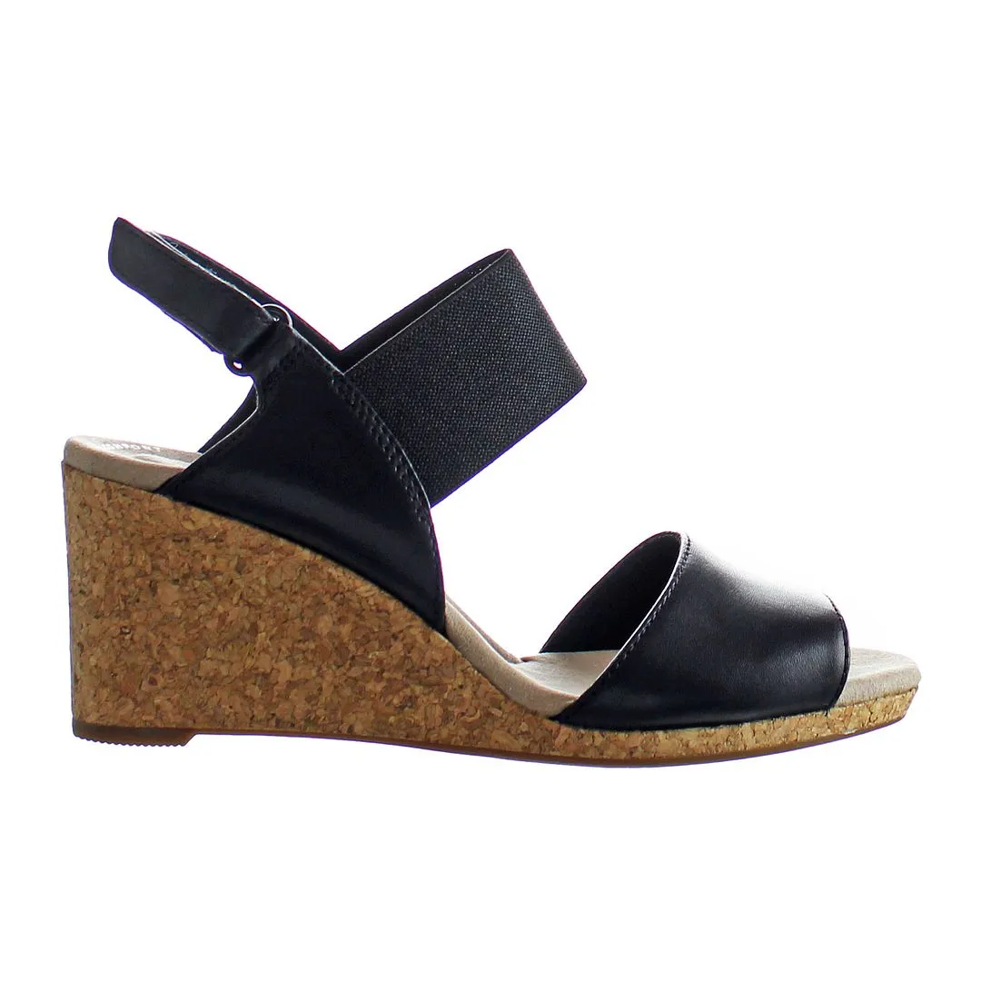 Clarks Lafley Lily Womens Black Wedges