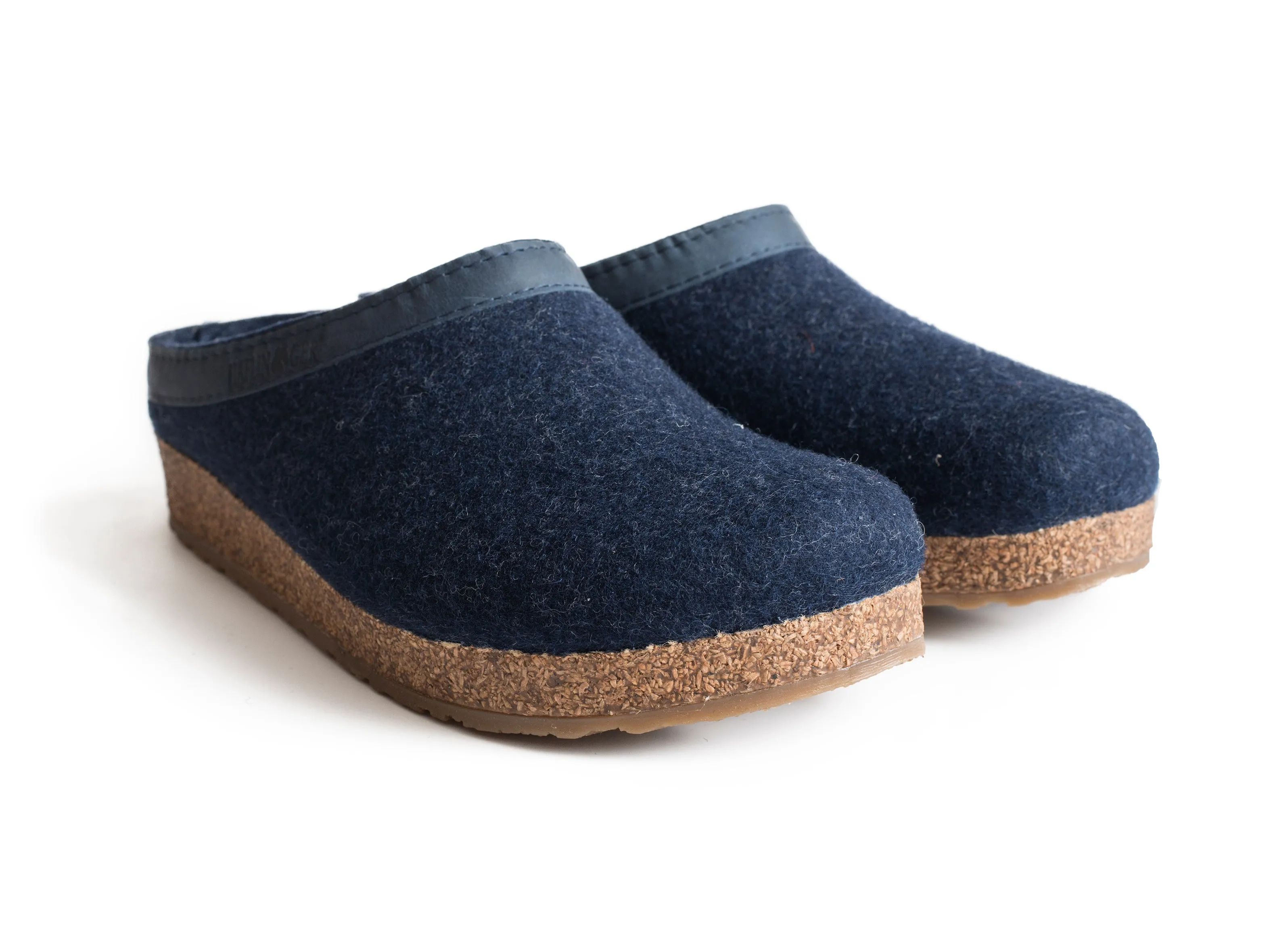 Cork & Wool Clog Blue