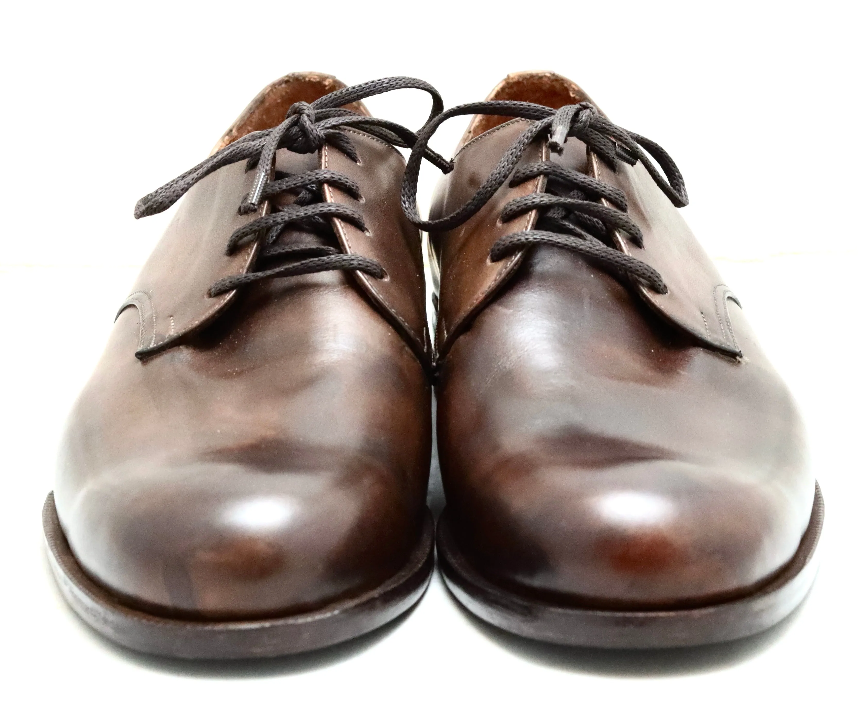 Derby shoe | Dark walnut | Box calf