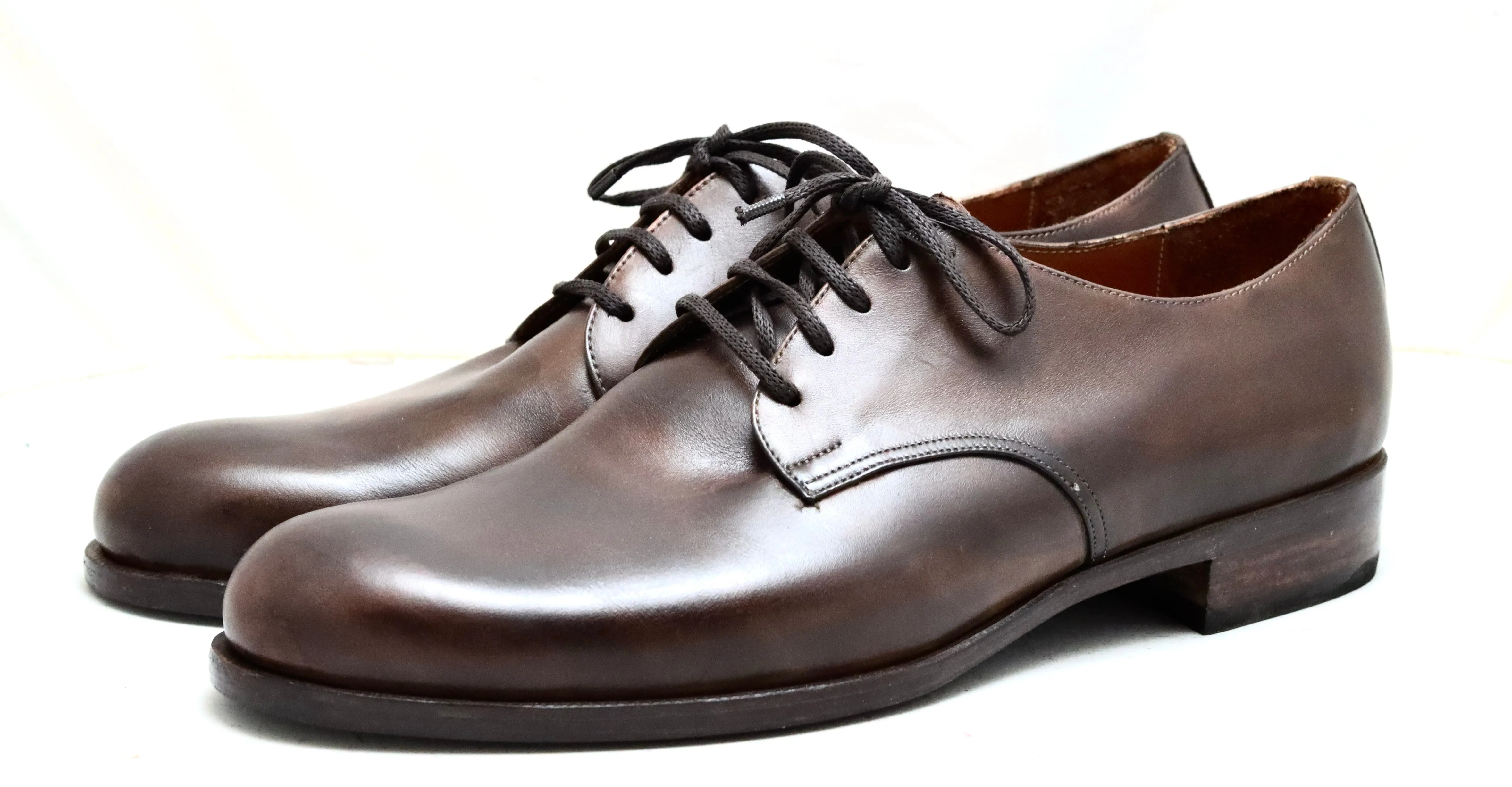 Derby shoe | Dark walnut | Box calf