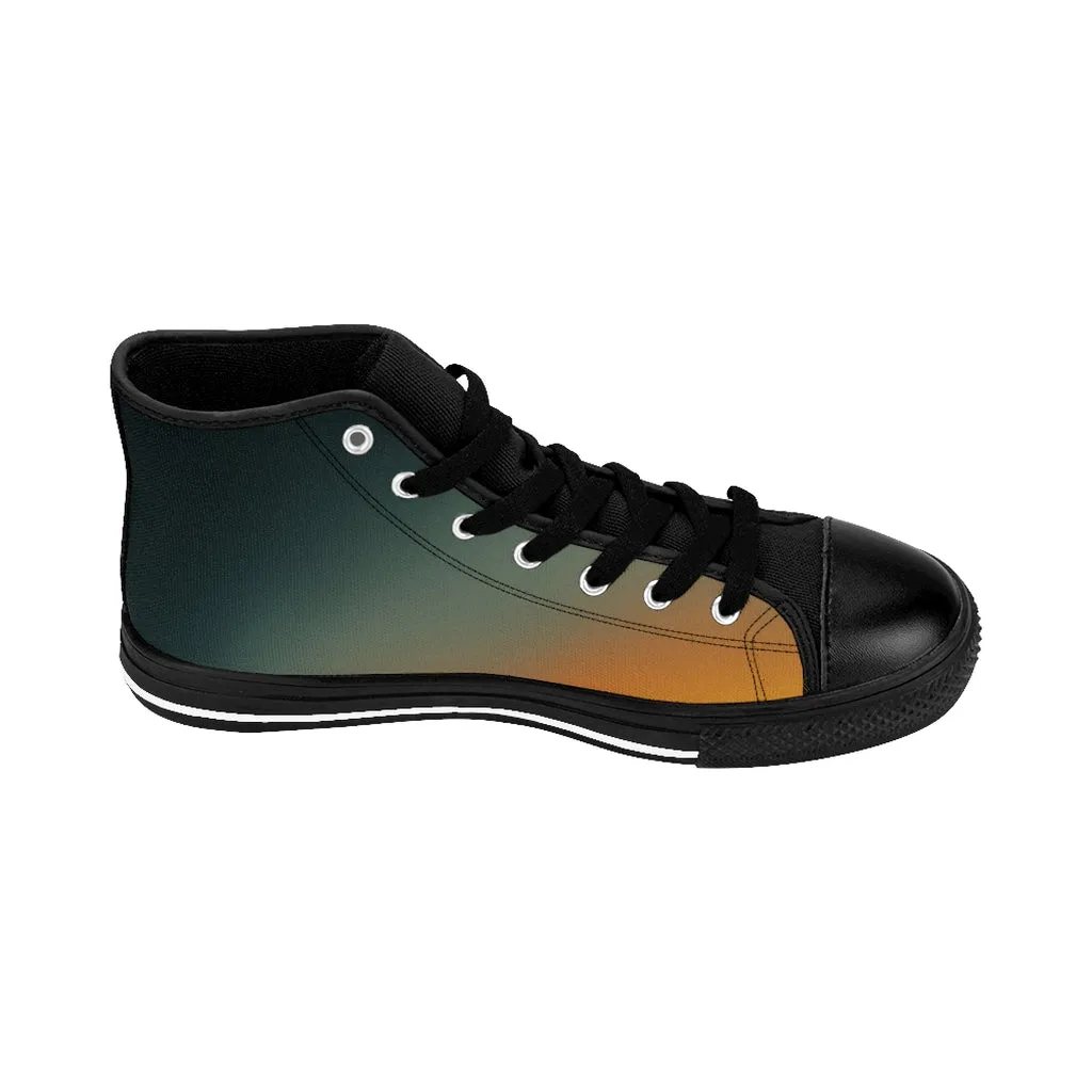 DUSK TIL DAWN HIGH TOP CANVAS SHOES - DAWN