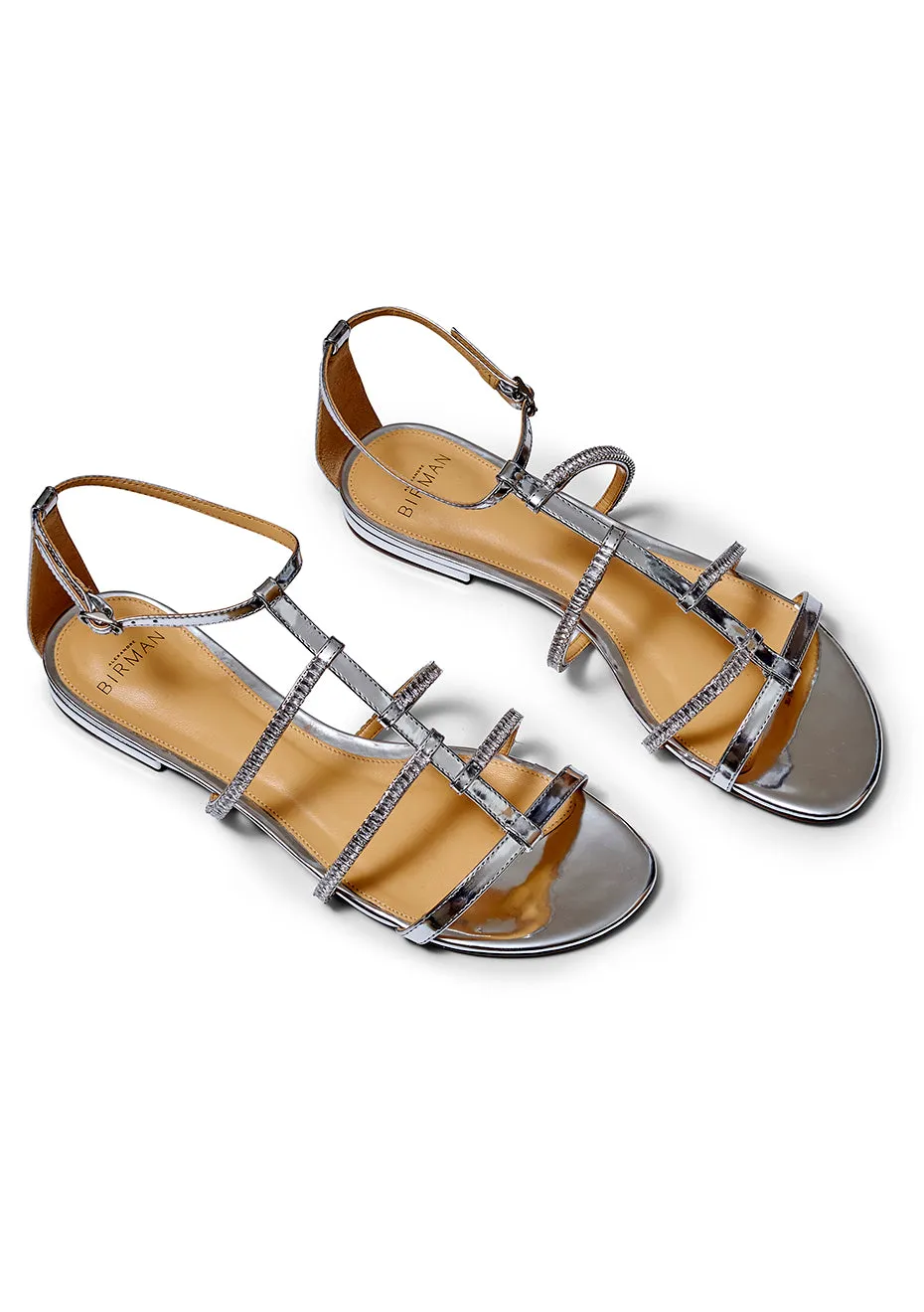 Elina Crystal Sandal Silver