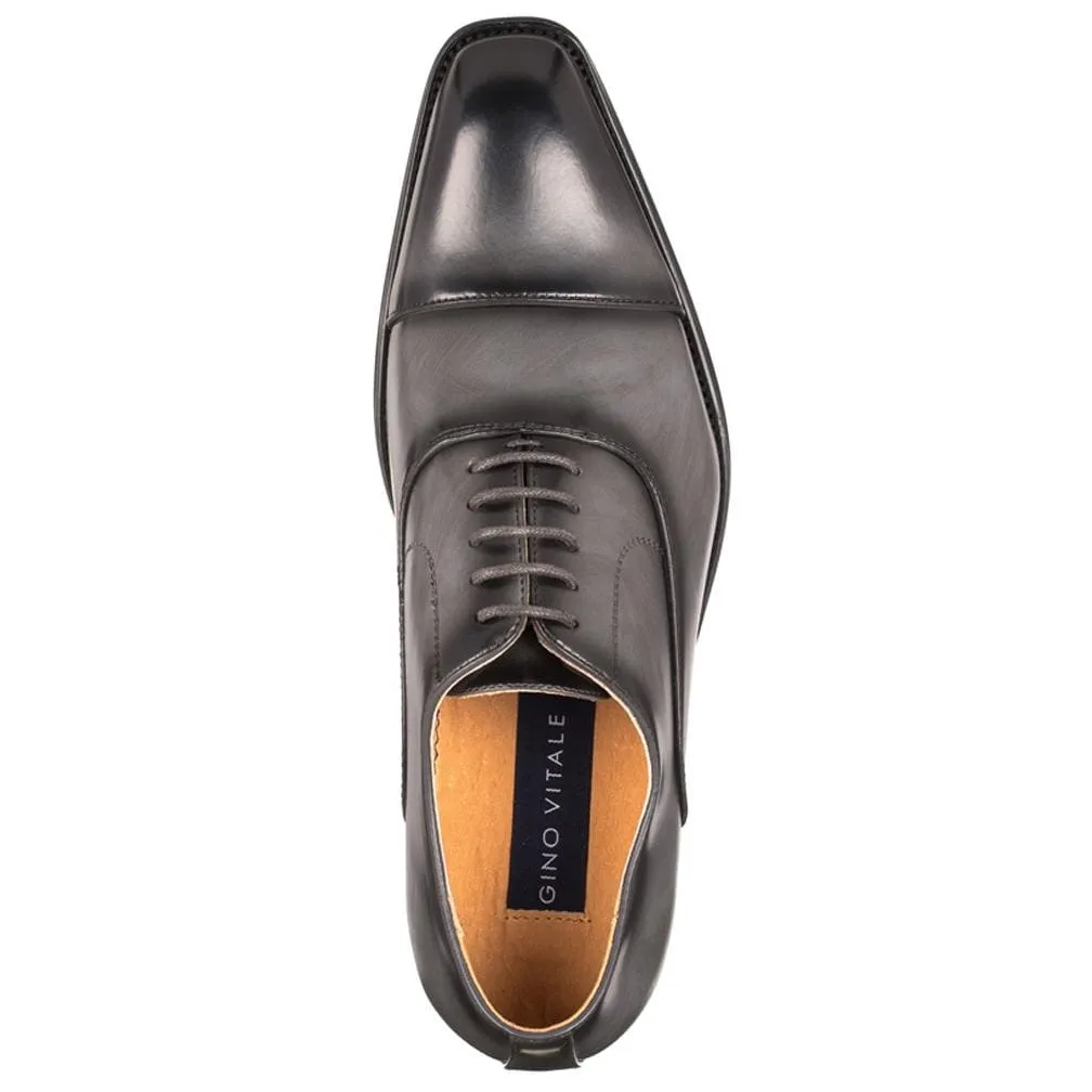 Gino Vitale Lace-up Cap Toe Dress Shoes