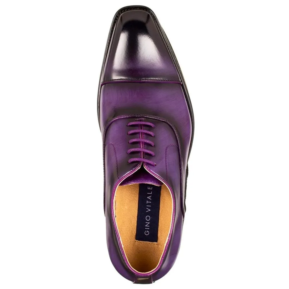 Gino Vitale Lace-up Cap Toe Dress Shoes