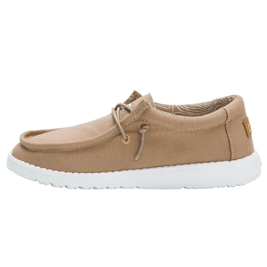 Hey Dude Youth Tan Wally Shoes