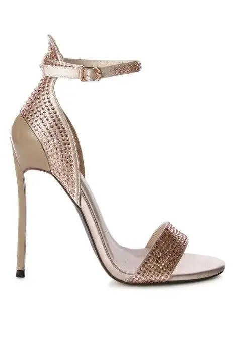 High Heel Ankle Strap Sandals