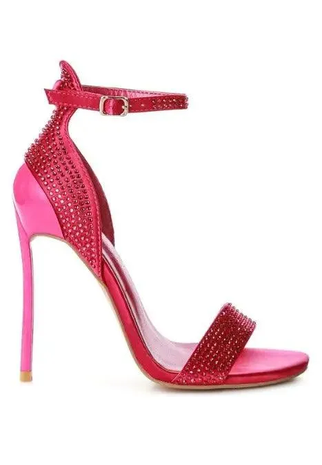 High Heel Ankle Strap Sandals