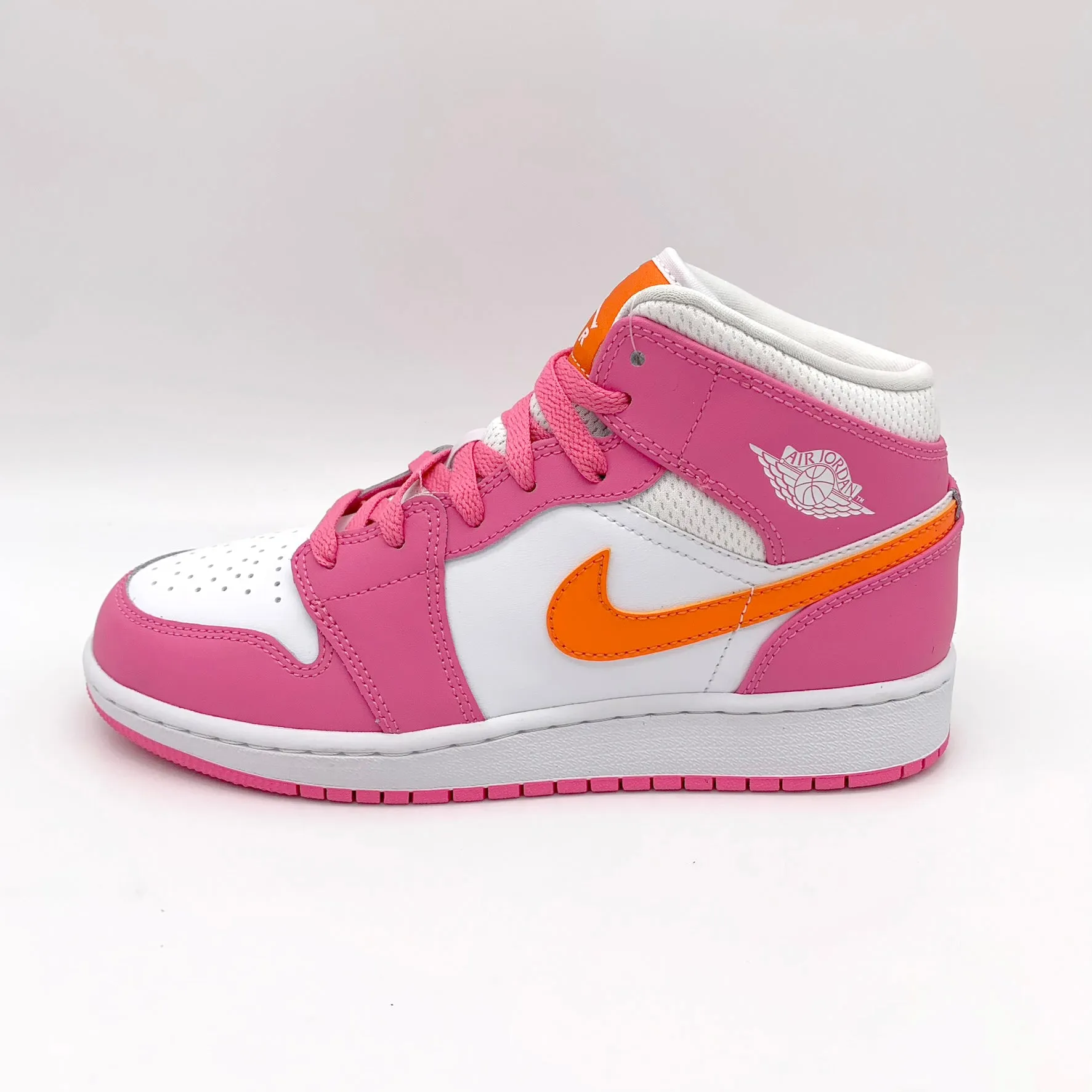 Jordan 1 Mid Pinksicle Safety Orange