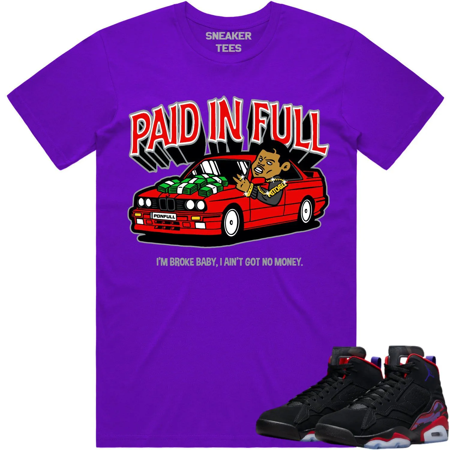 Jordan MVP Raptors Shirt to Match - RED PAID