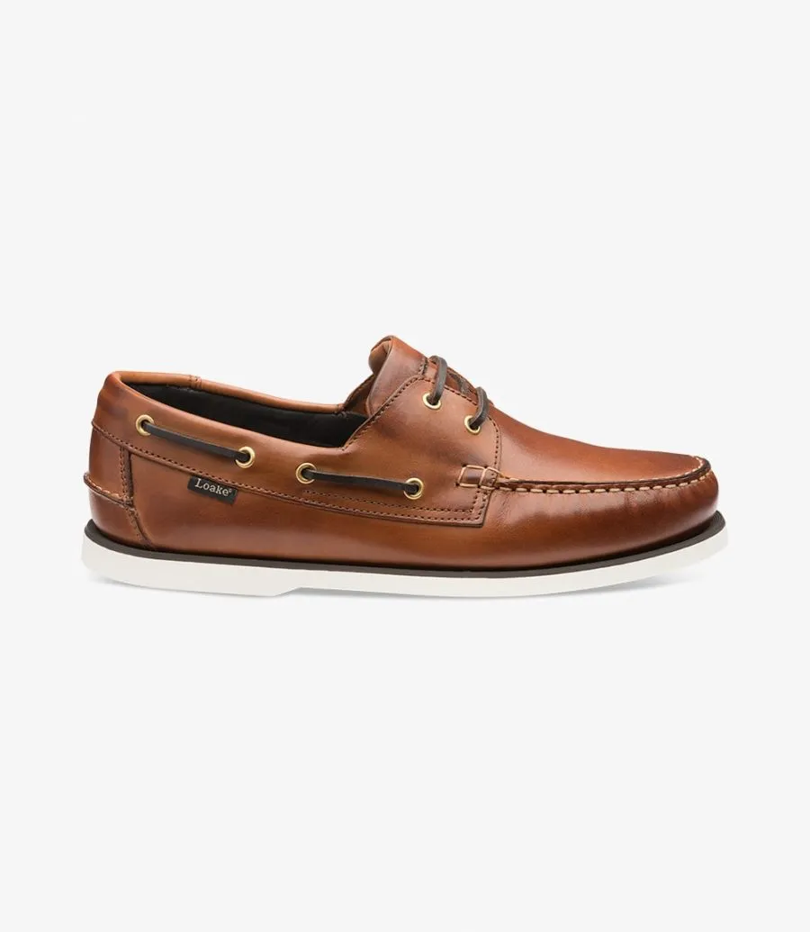 LOAKE 528  Moccasin Shoes - Cedar Calf