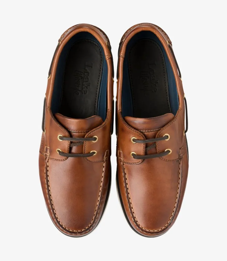 LOAKE 528  Moccasin Shoes - Cedar Calf