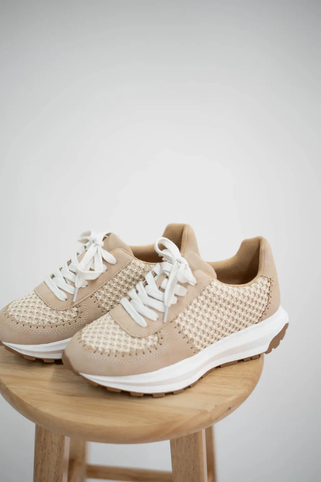 Maple Crochet Panel Sneakers