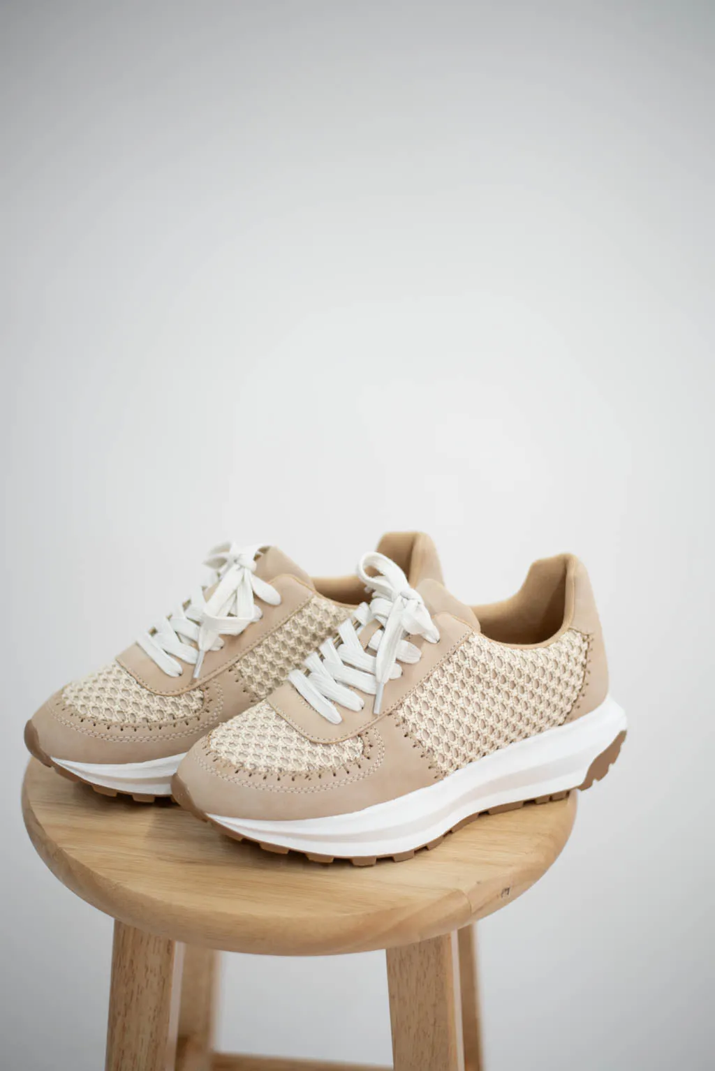 Maple Crochet Panel Sneakers