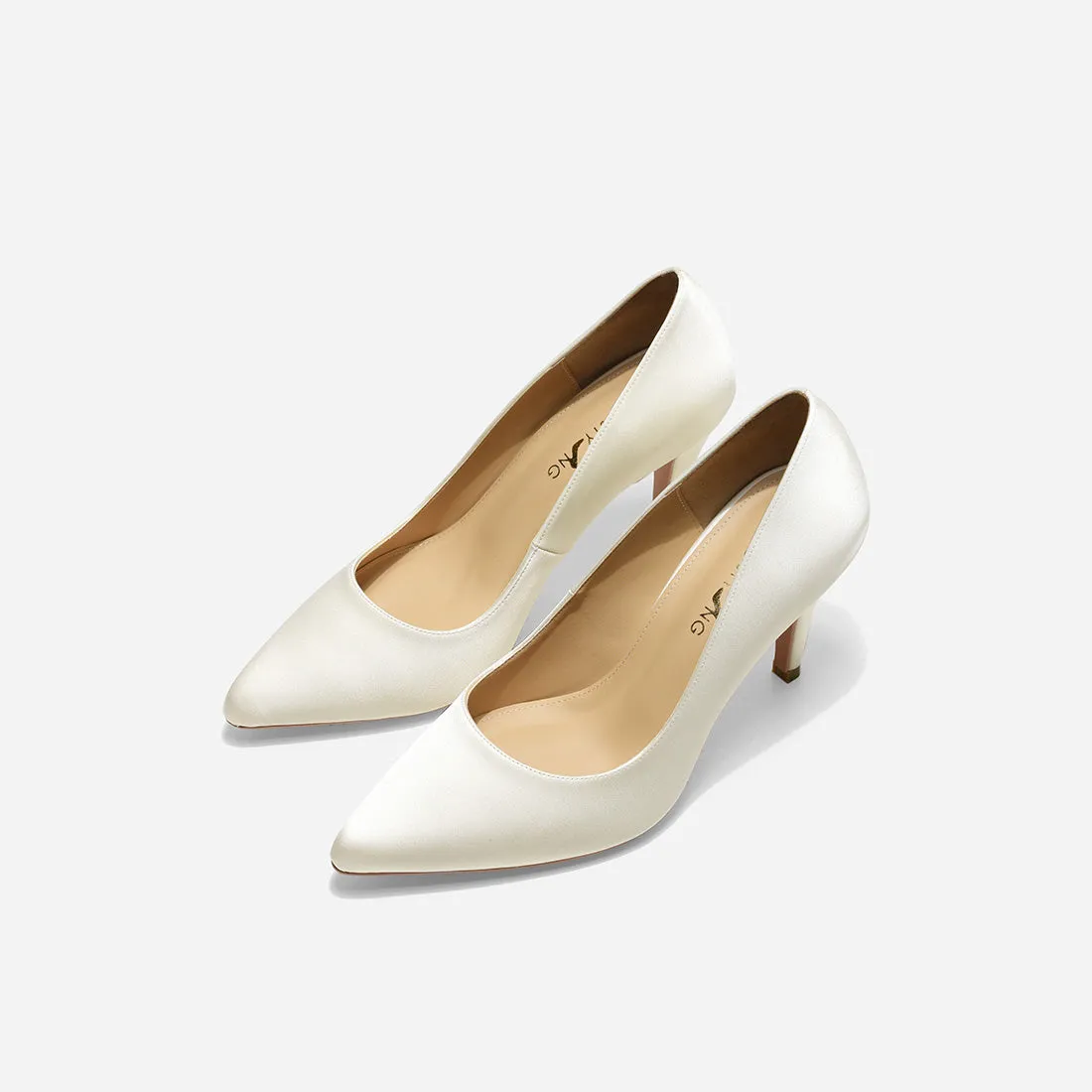 Mariko Satin Pumps