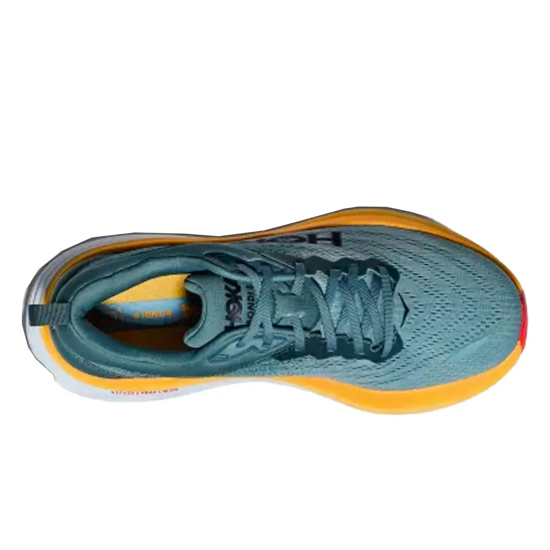 Mens HOKA Bondi 8 - Goblin Blue / Mountain Spring