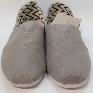 Mens Toms Classic Alpargata Cement Heritage Canvas