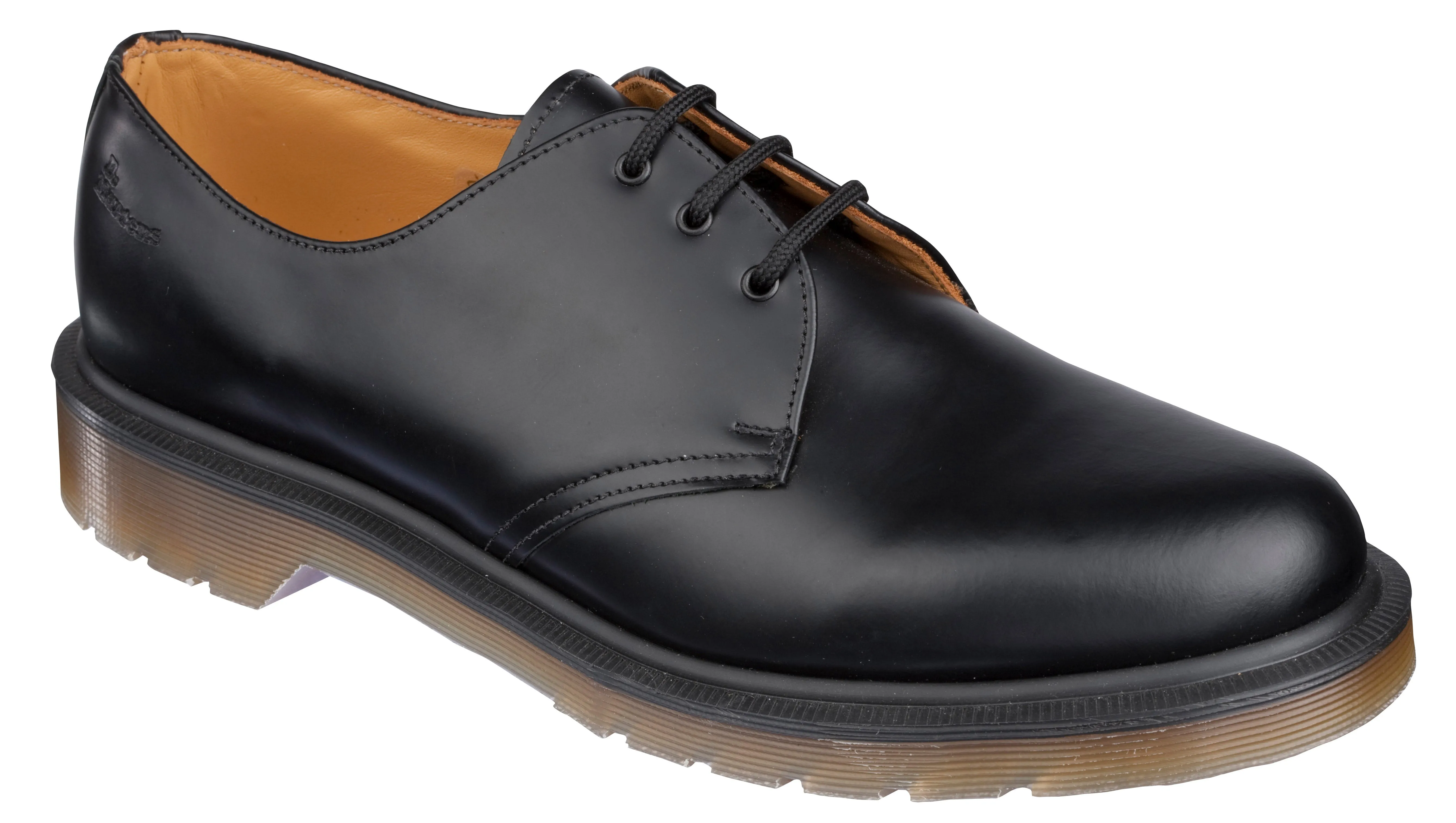 MIE 1461 BLACK SMOOTH OXFORD NO STITCH