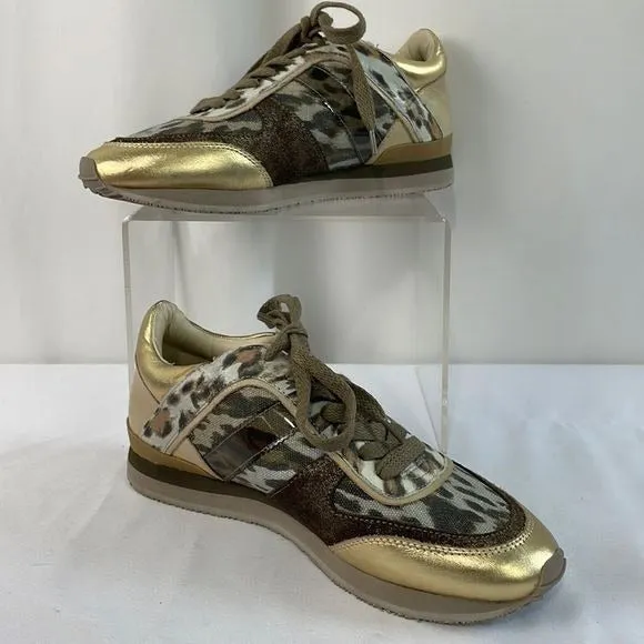 NewLiebeskindGold Animal Print Bronze Sneakers