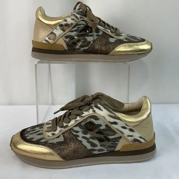 NewLiebeskindGold Animal Print Bronze Sneakers