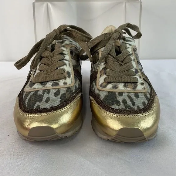 NewLiebeskindGold Animal Print Bronze Sneakers