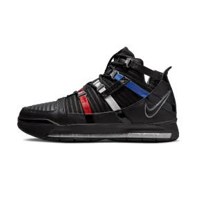 NIKE ZOOM LEBRON 3 - BLACK/METALLIC SILVER-UNIVERSITY RED