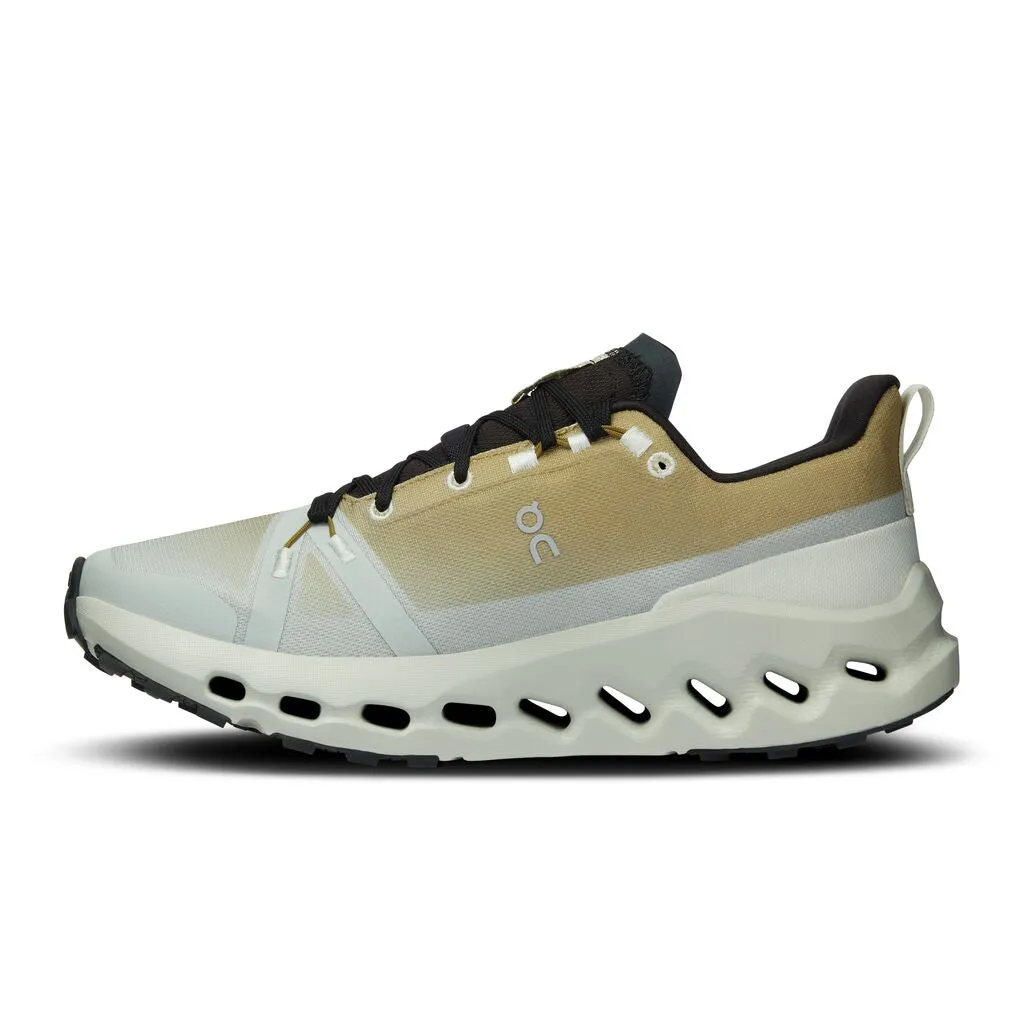 On Running Cloudsurfer Trail Waterproof (Womens) - Safari/Mineral