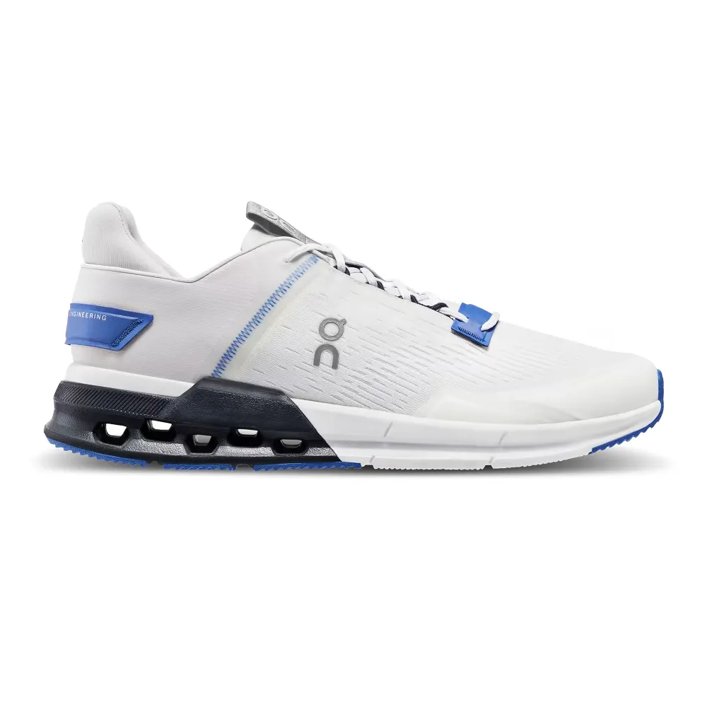 On Running Men's Cloudnova Flux Shoes - Undyed-White / Cobalt