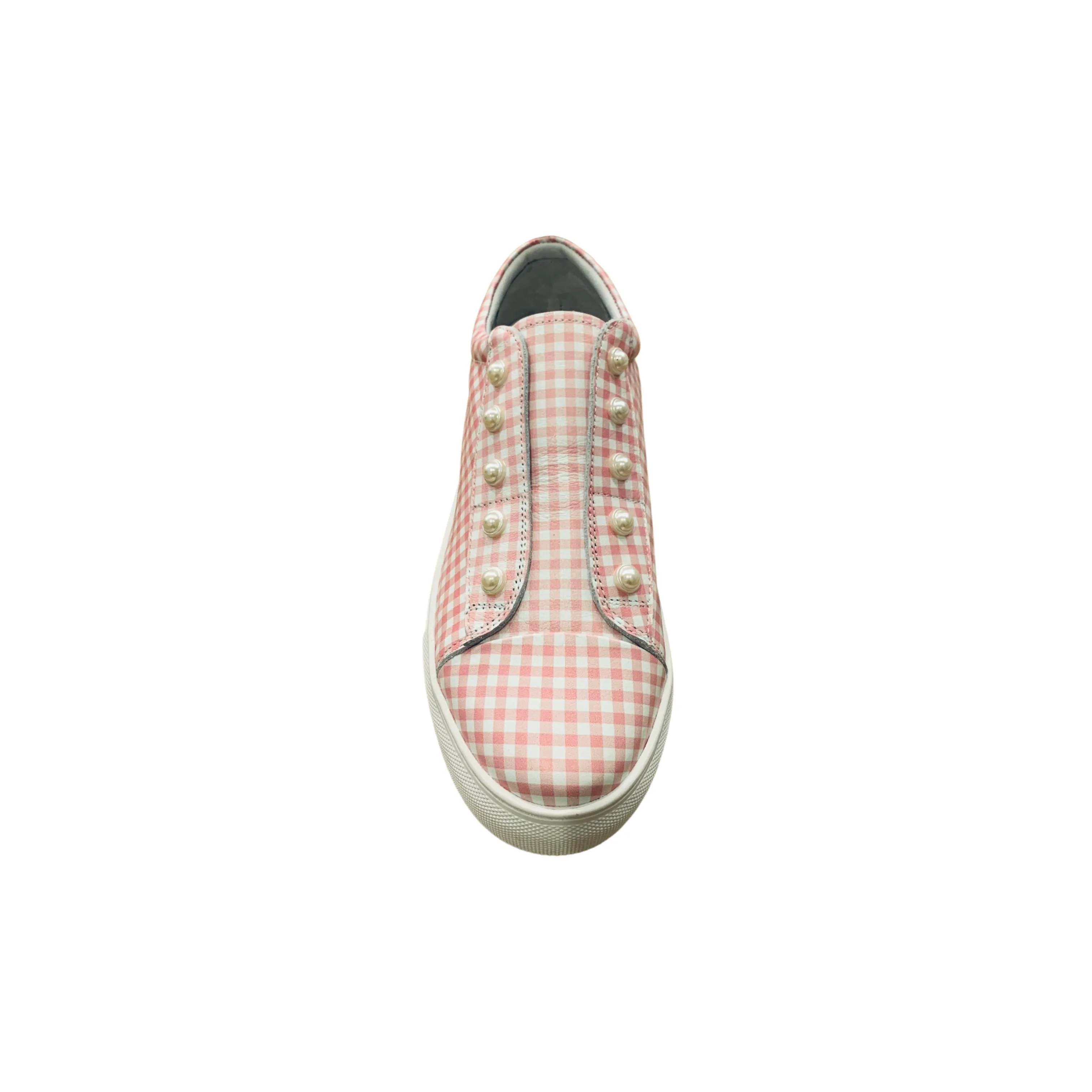 Pearla Pink Tartan Sneaker