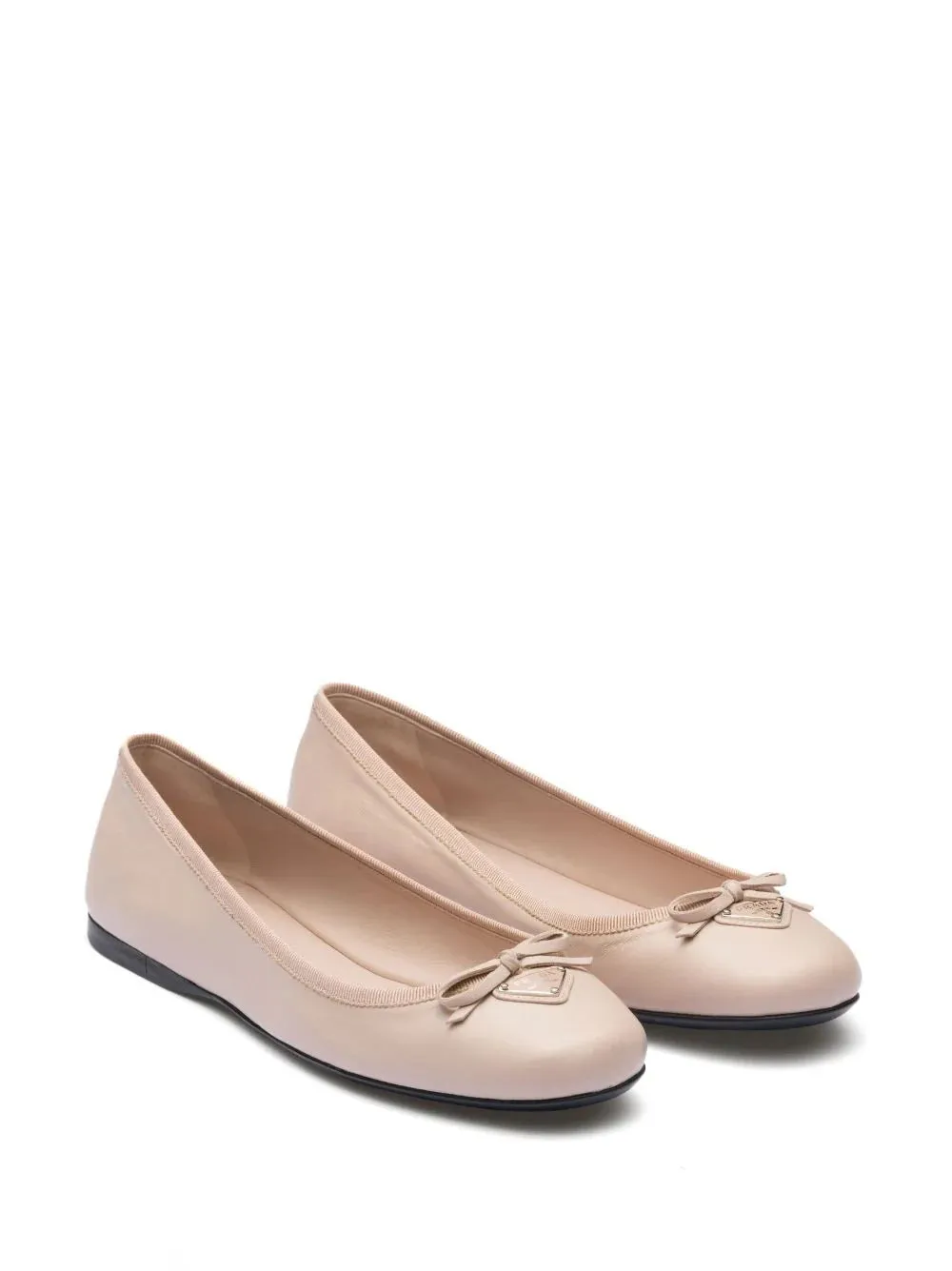 Prada Logo Ballet Flat