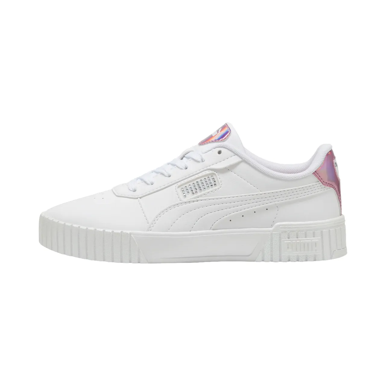 Puma Carine 2.0 GirlPower women's sneakers shoe 395095-01 white-silver