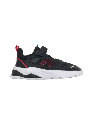 PUMA KIDS ANZARUN BLACK/RED SHOES