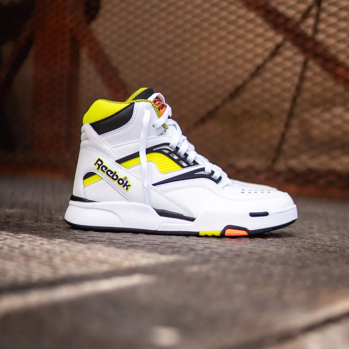 Reebok Pump TZ (White/Solar Acid Yellow)