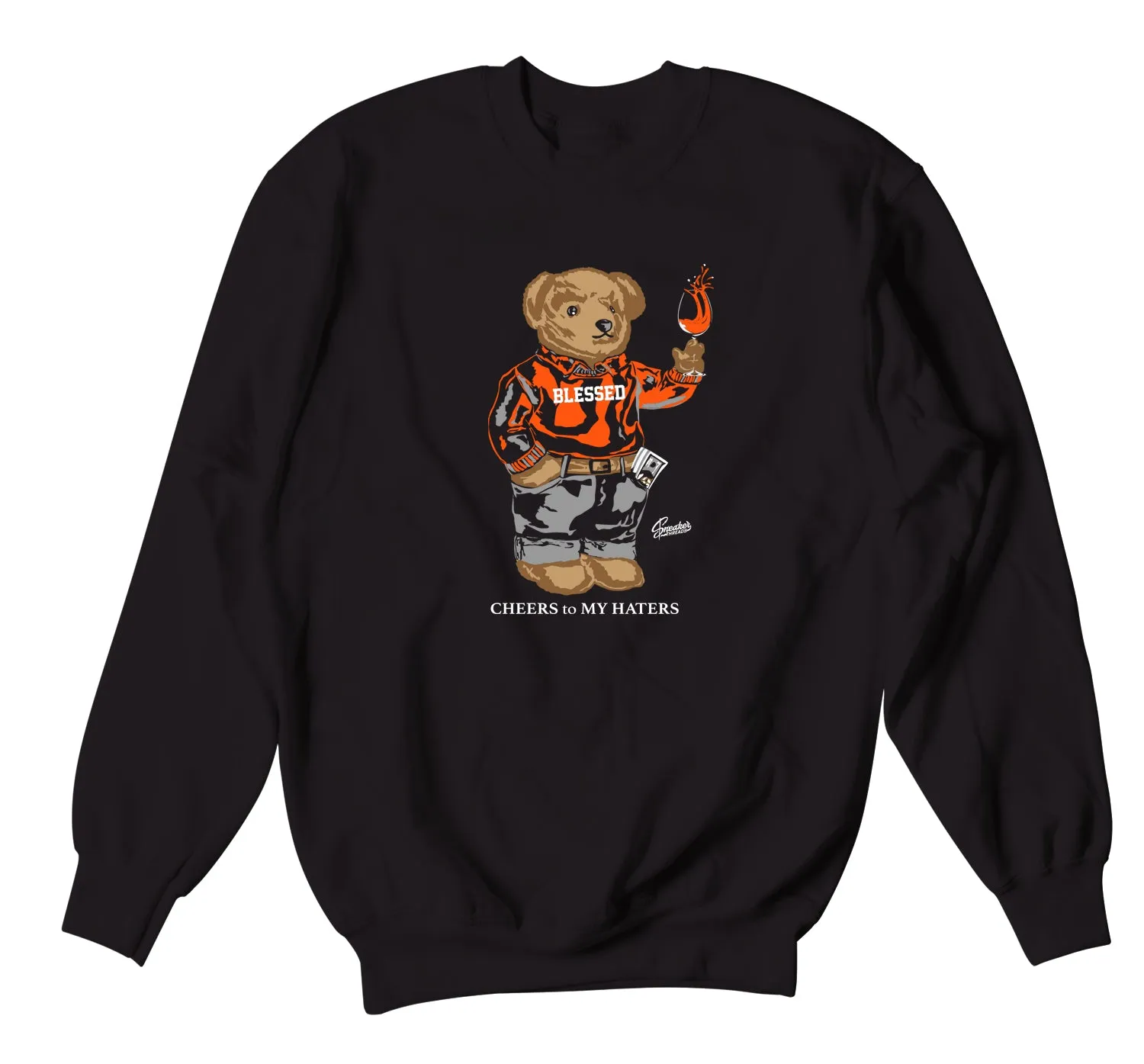 Retro 1 Shattered Backboard Cheers Bear Sweater