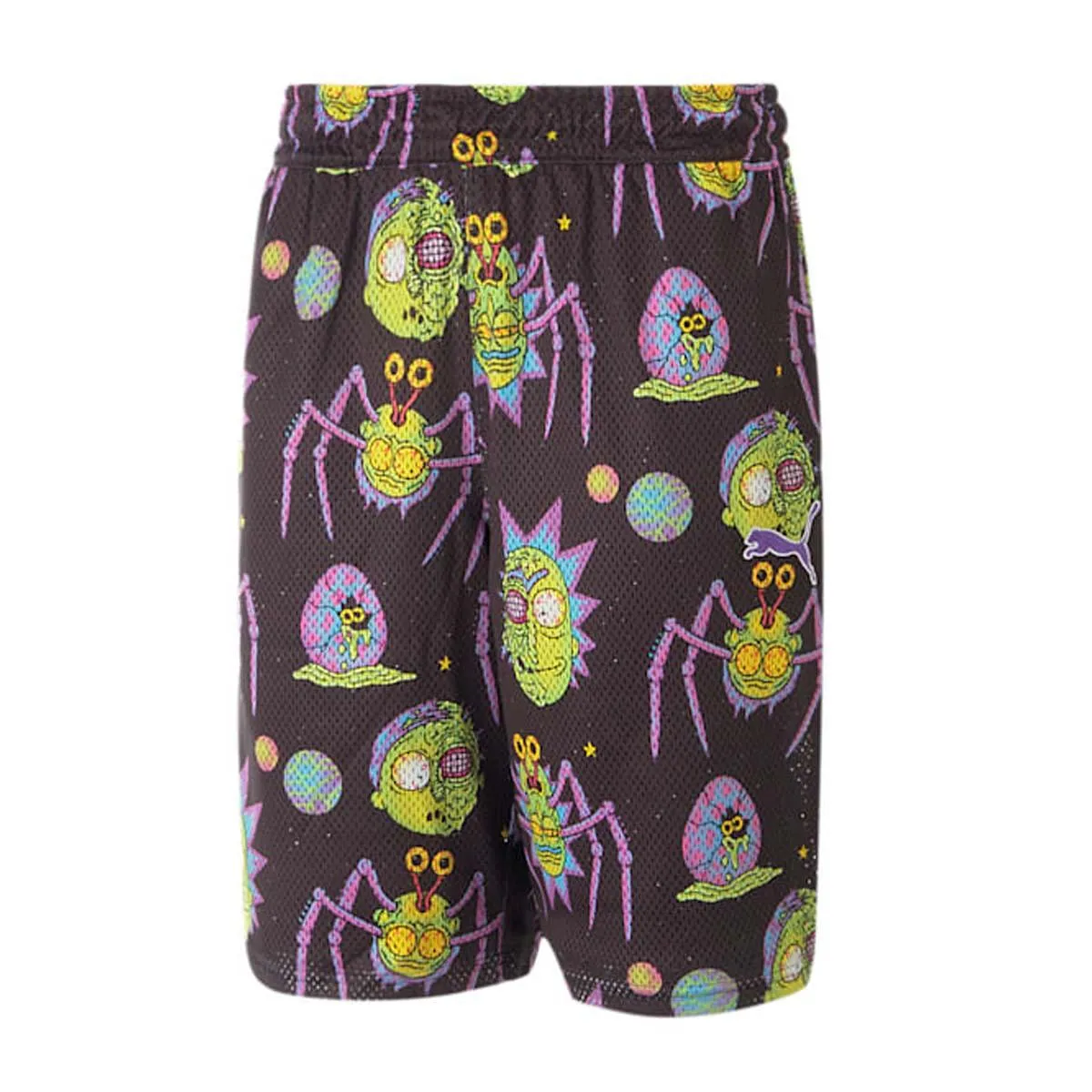   Rick and Morty Printed Basketball Shorts