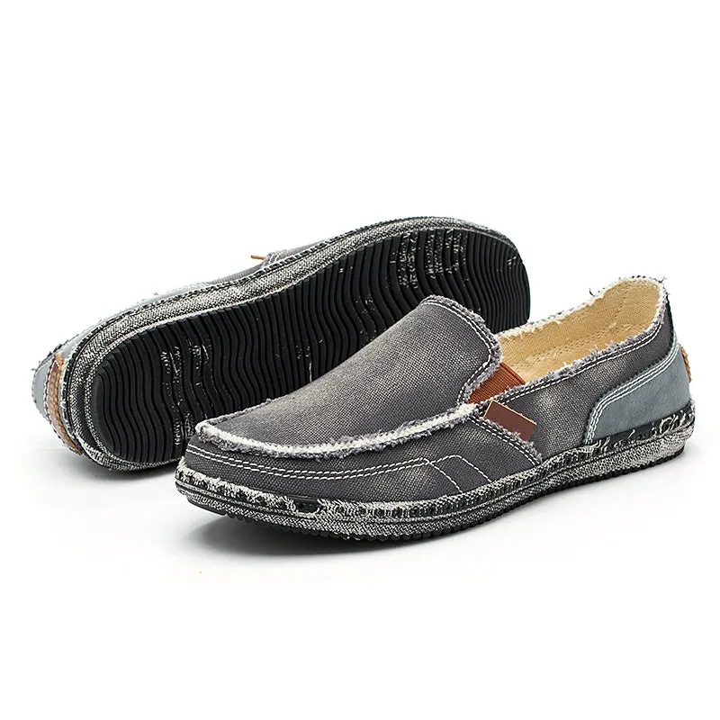 Soft Denim Canvas Loafers