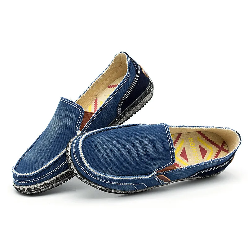 Soft Denim Canvas Loafers