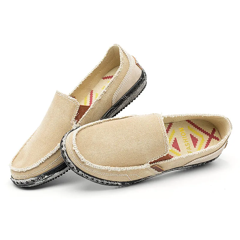 Soft Denim Canvas Loafers