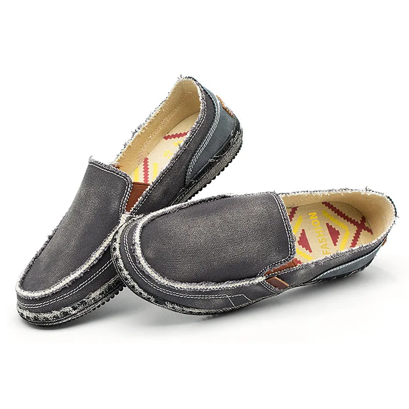 Soft Denim Canvas Loafers