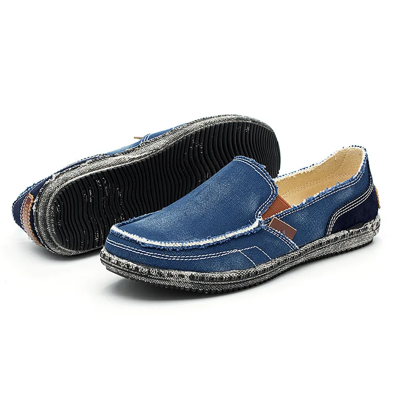 Soft Denim Canvas Loafers