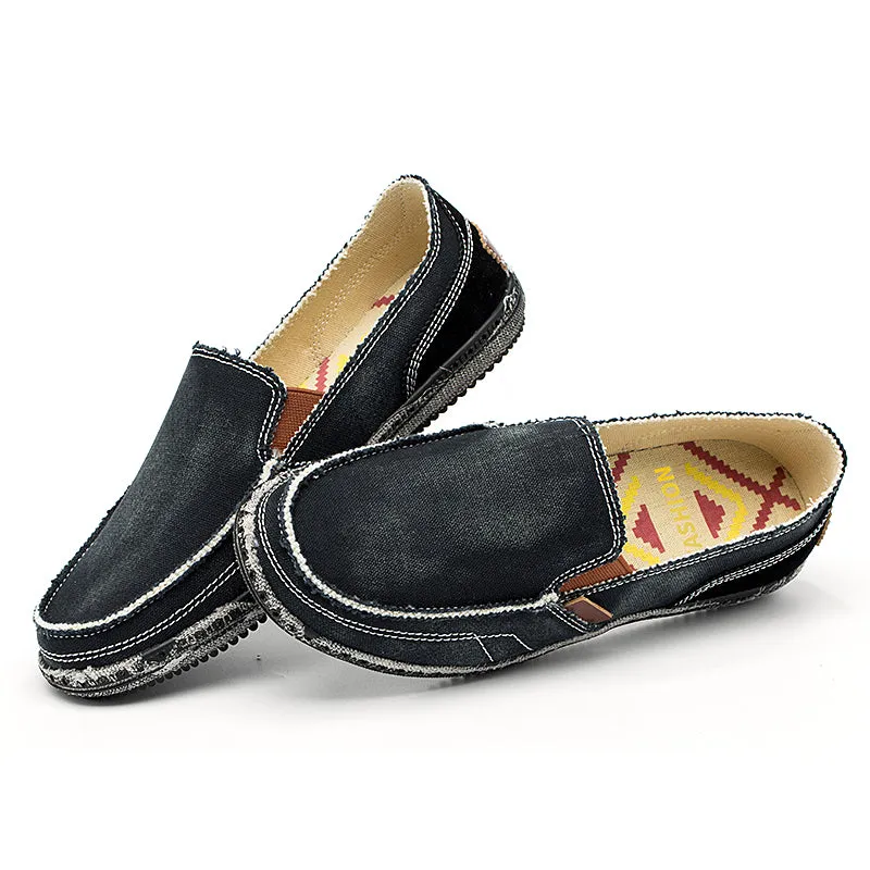 Soft Denim Canvas Loafers