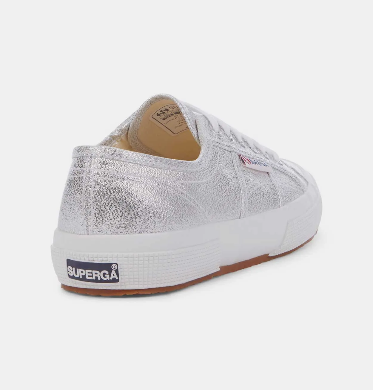 Superga 2750 Lamew Shoes in Grey Silver