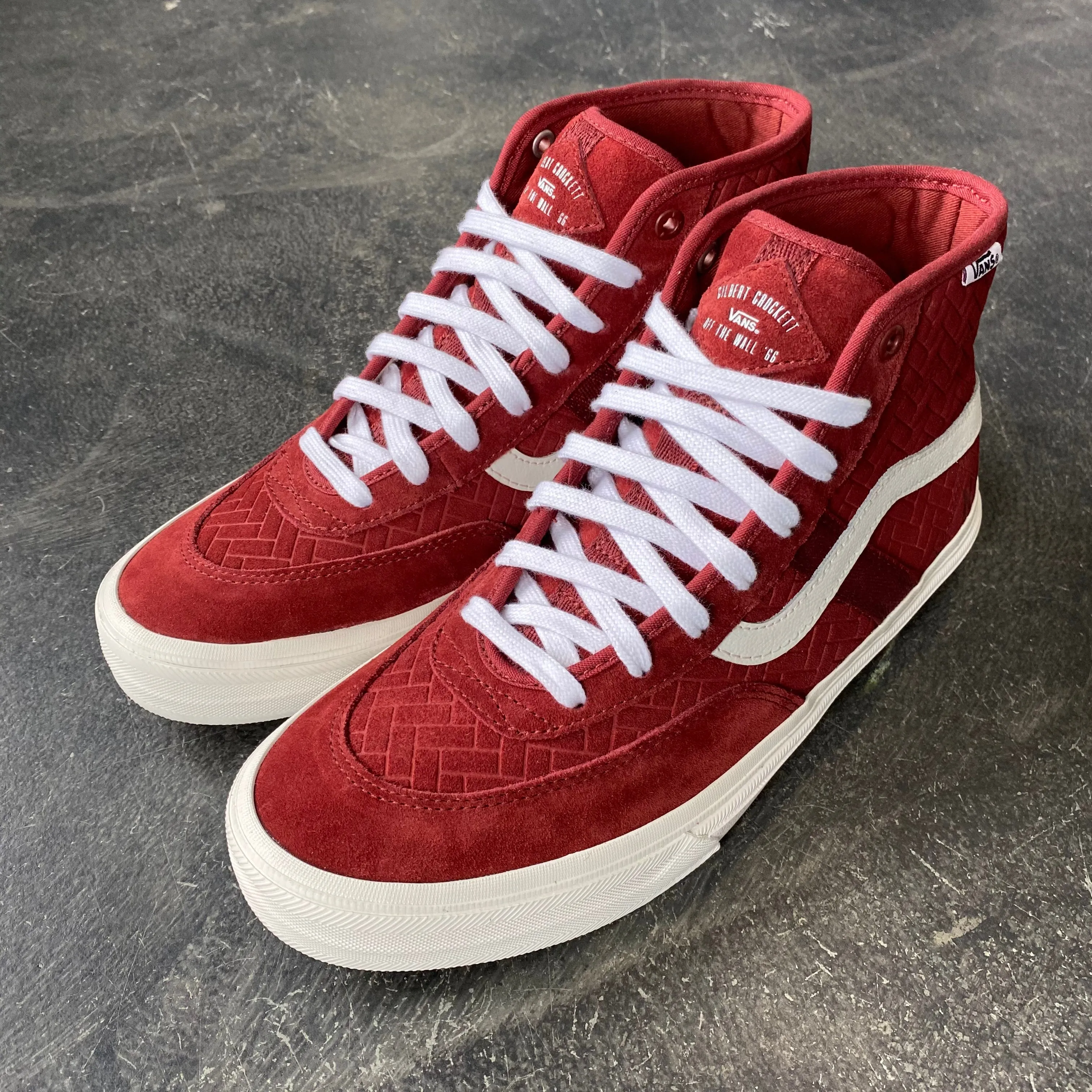 Vans Crockett High Pro NJ Brick/White SALE