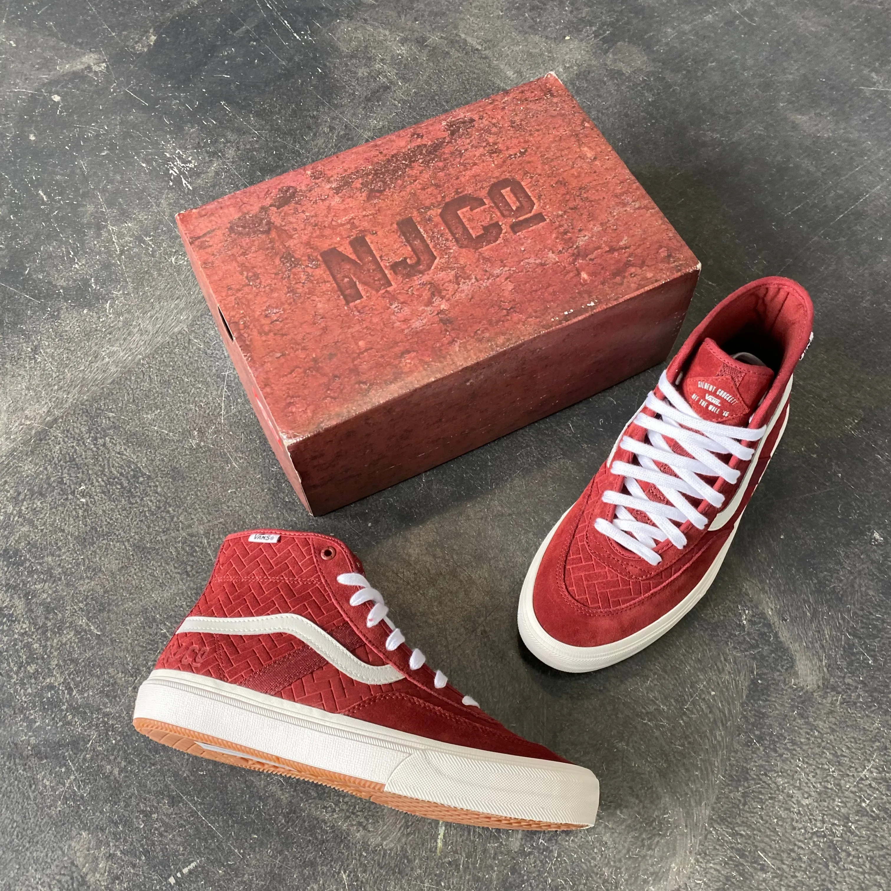 Vans Crockett High Pro NJ Brick/White SALE