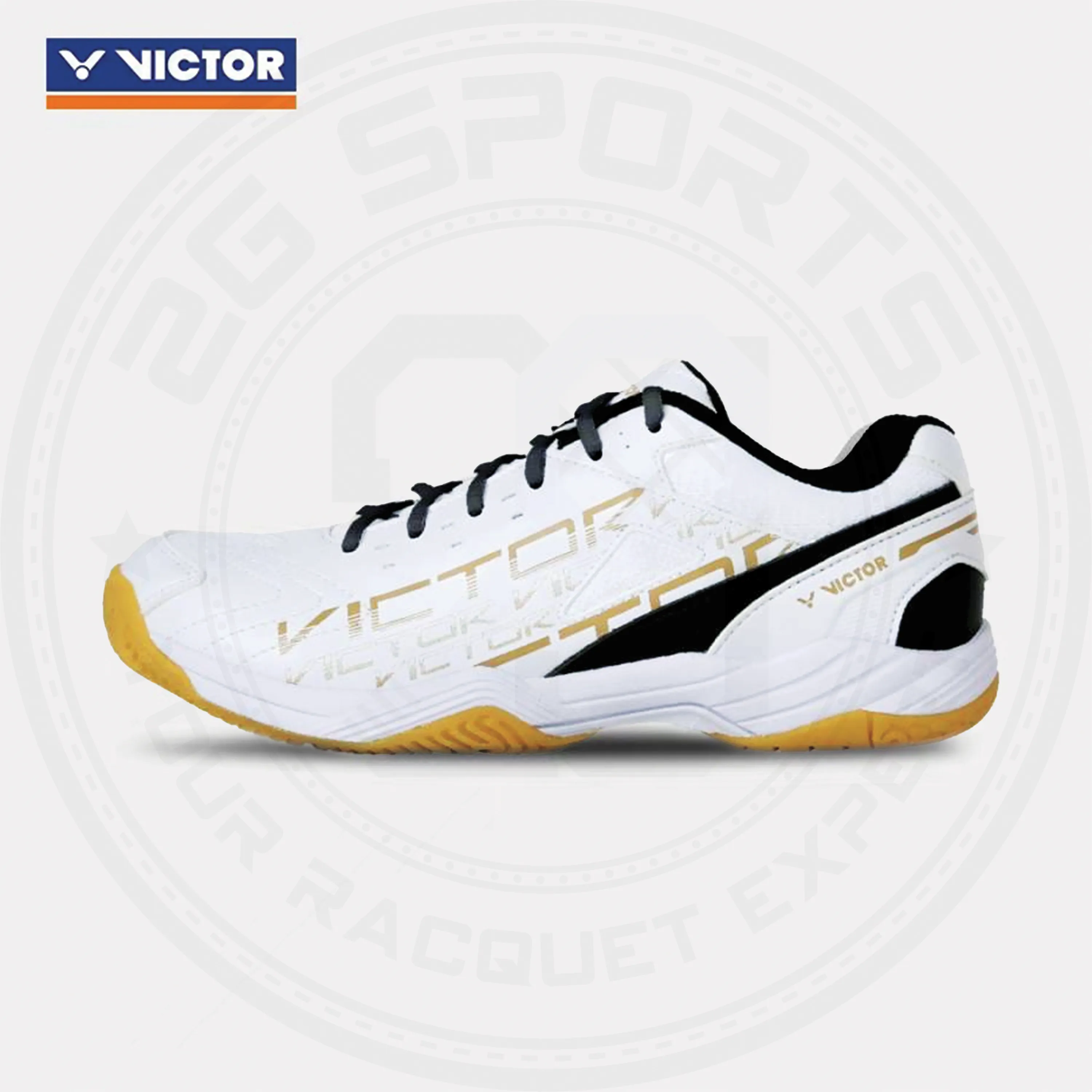 Victor A170II AC WIDE Badminton Shoes White/ Black UNISEX